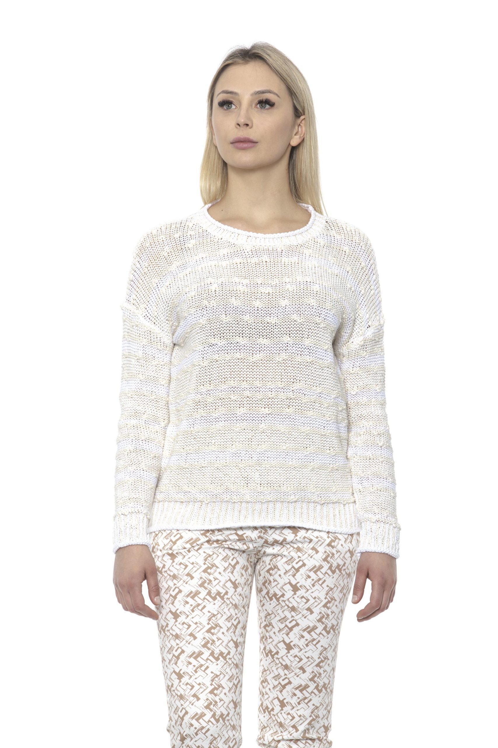 Peserico Women's A Panna Sweater White PE1426932 - IT42 | S