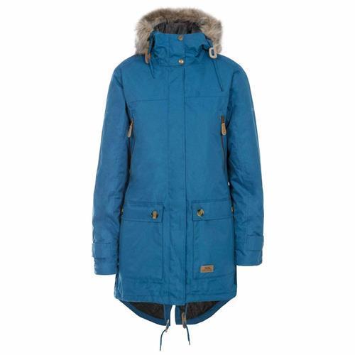 Trespass Clea Waterproof Parka Jacket - Indigo S
