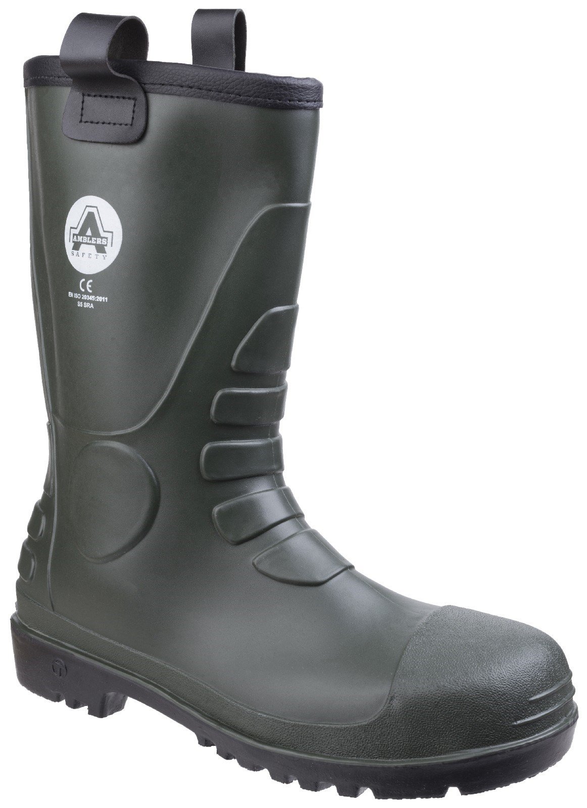 Amblers Unisex Safety PVC Rigger Boot Green 21154 - Green 12