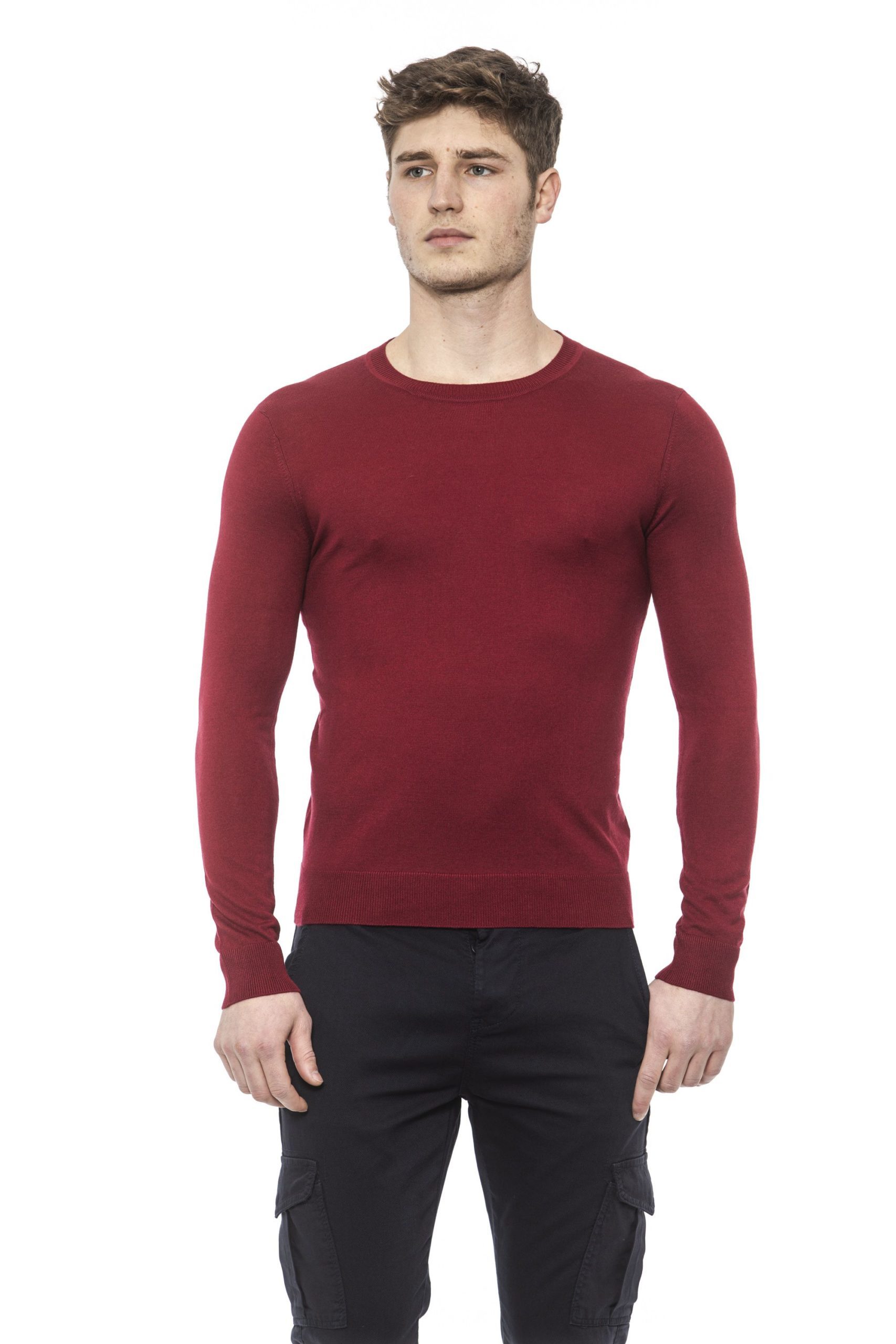 Alpha Studio Men's Rosso Sweater Red AL1374548 - IT48 | M