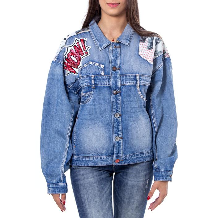 Desigual Women's Blazer Blue 167675 - blue M