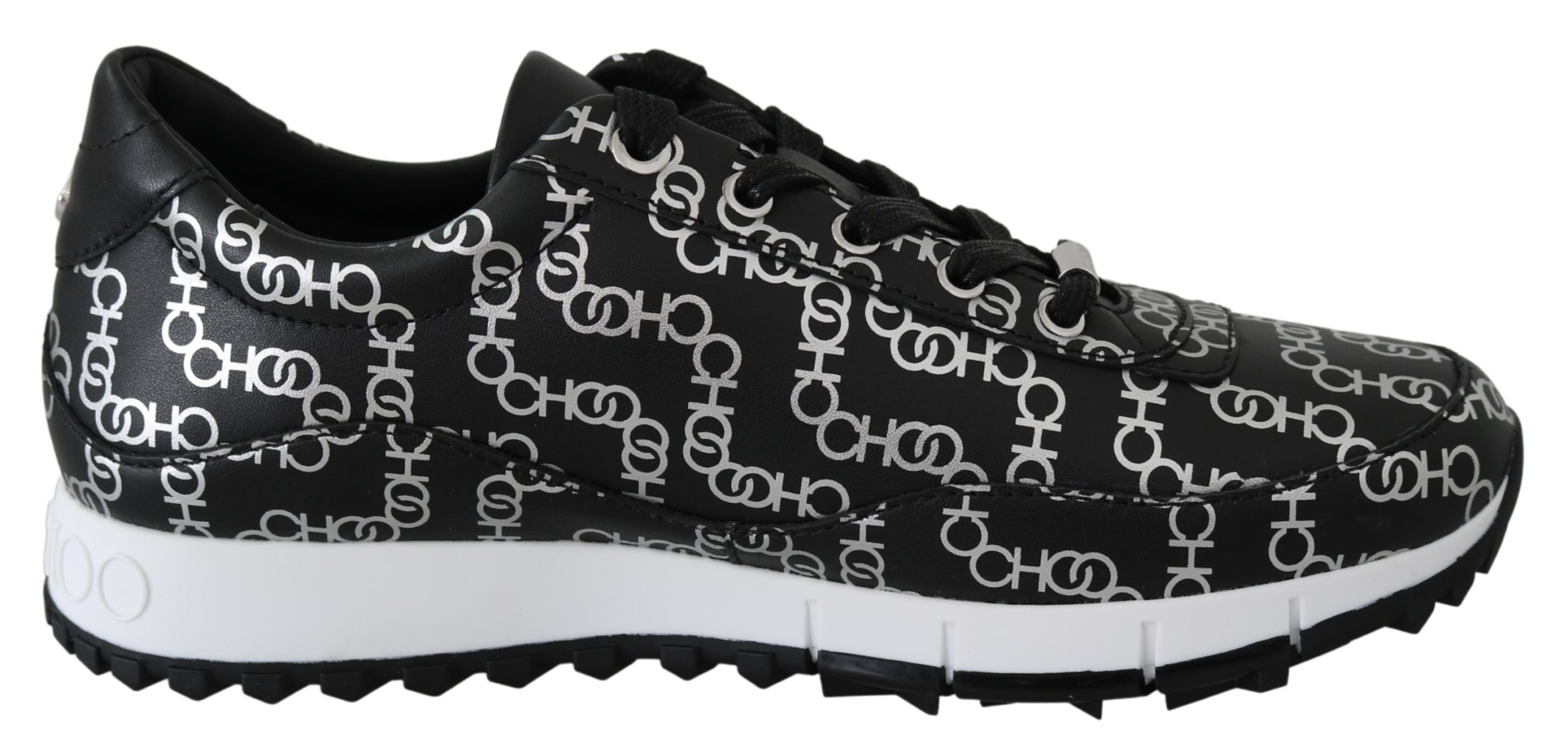 Jimmy Choo Women's Monza Sneakers Black|Silver 1436431 - EU36/US6