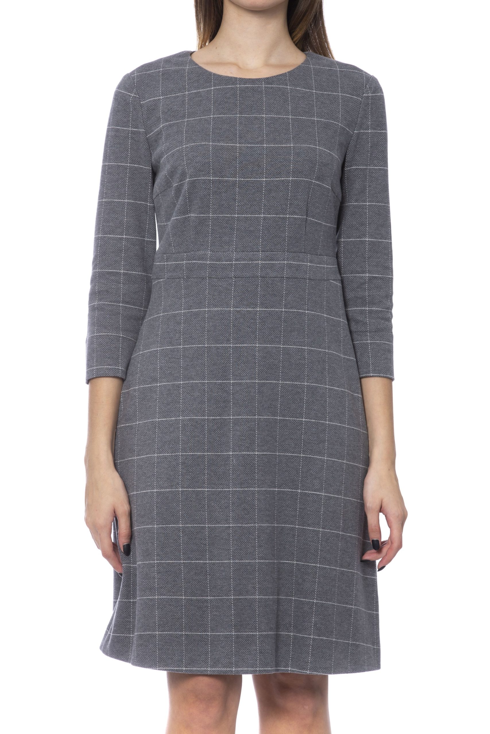 Peserico Women's Dress Grey PE992178 - IT48 | XL