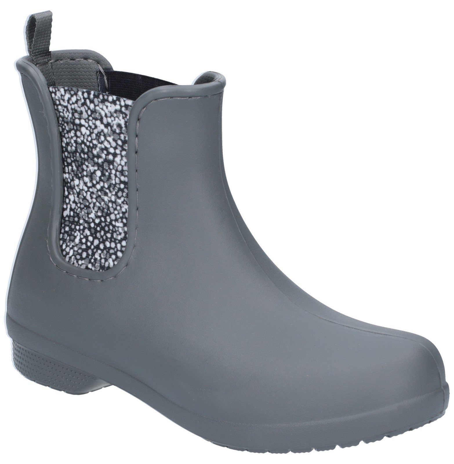 Crocs Women's Freesail Chelsea Boot Various Colours 27504 - Slate Grey/Dots 3