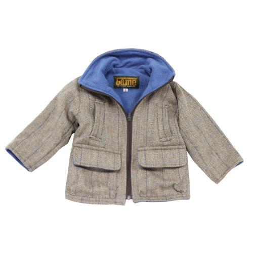 Game Technical Apparel Kid's Jacket Various Colours Stornsay Tweed - Blue 9 to 10 Years