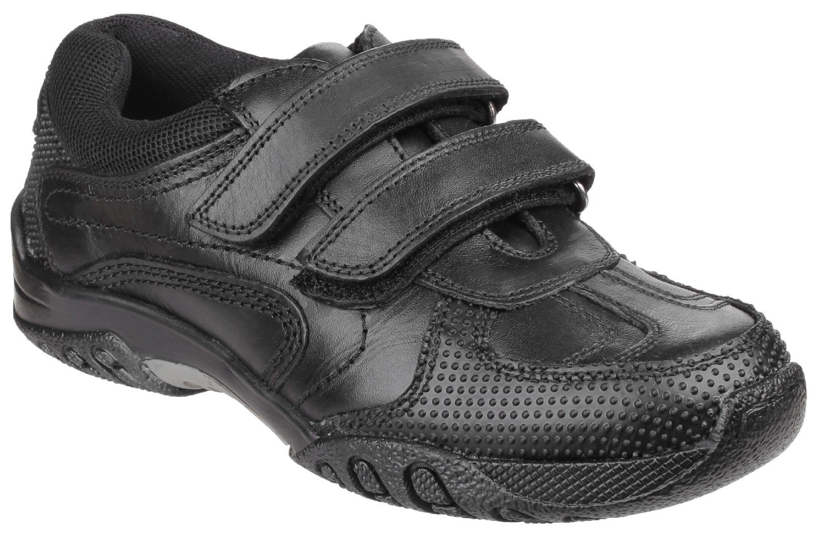 Hush Puppies Kid's Jezza Back To School Shoe Black 25342 - Black 10