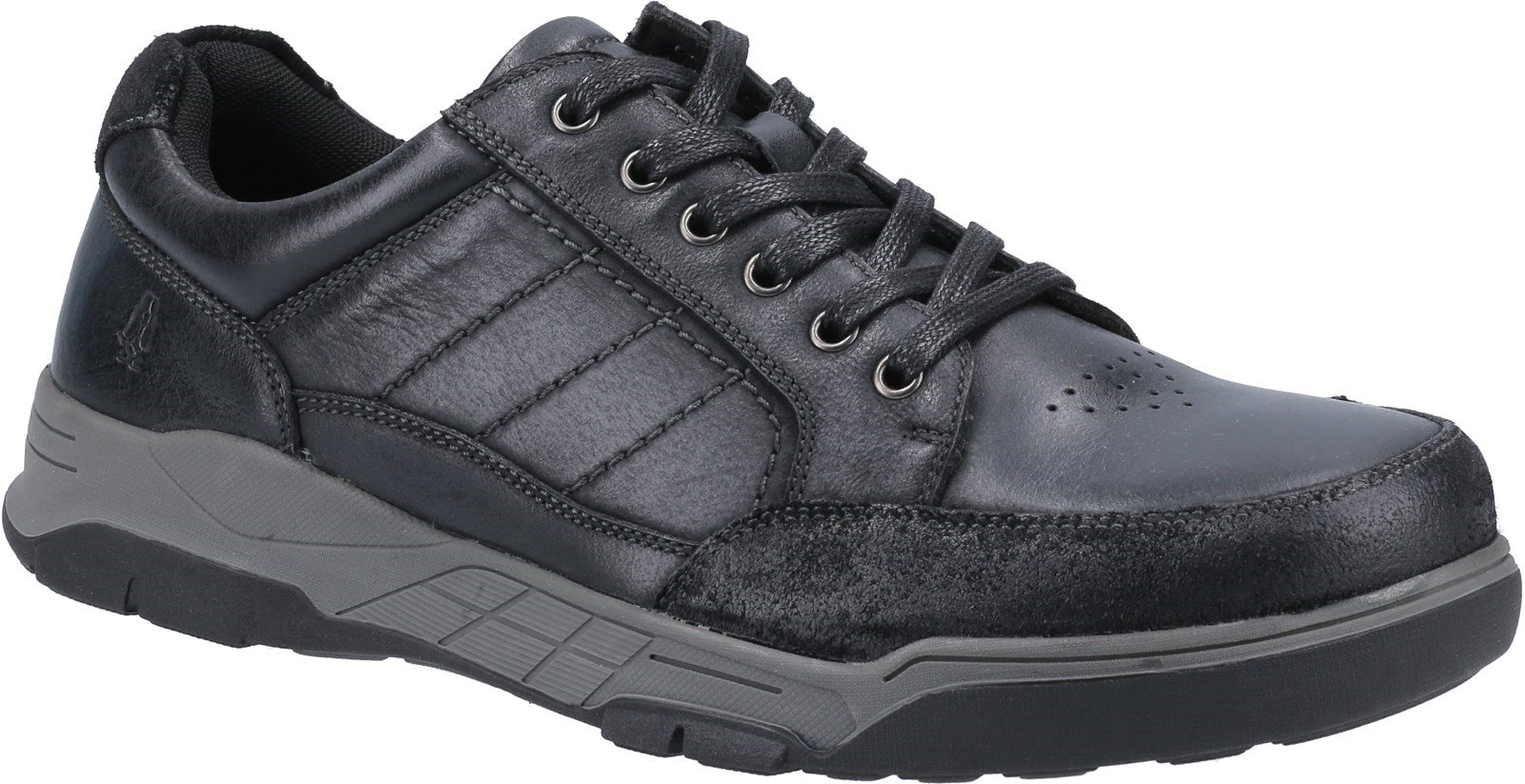 Hush Puppies Men's Finley Lace Trainer Various Colours 32011 - Black 7