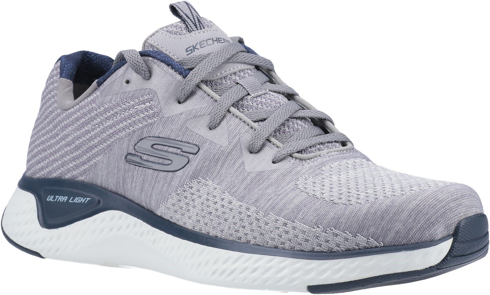 Skechers Men's Solar Fuse Kryzik Trainer Various Colours 32025 - Grey/Navy 7