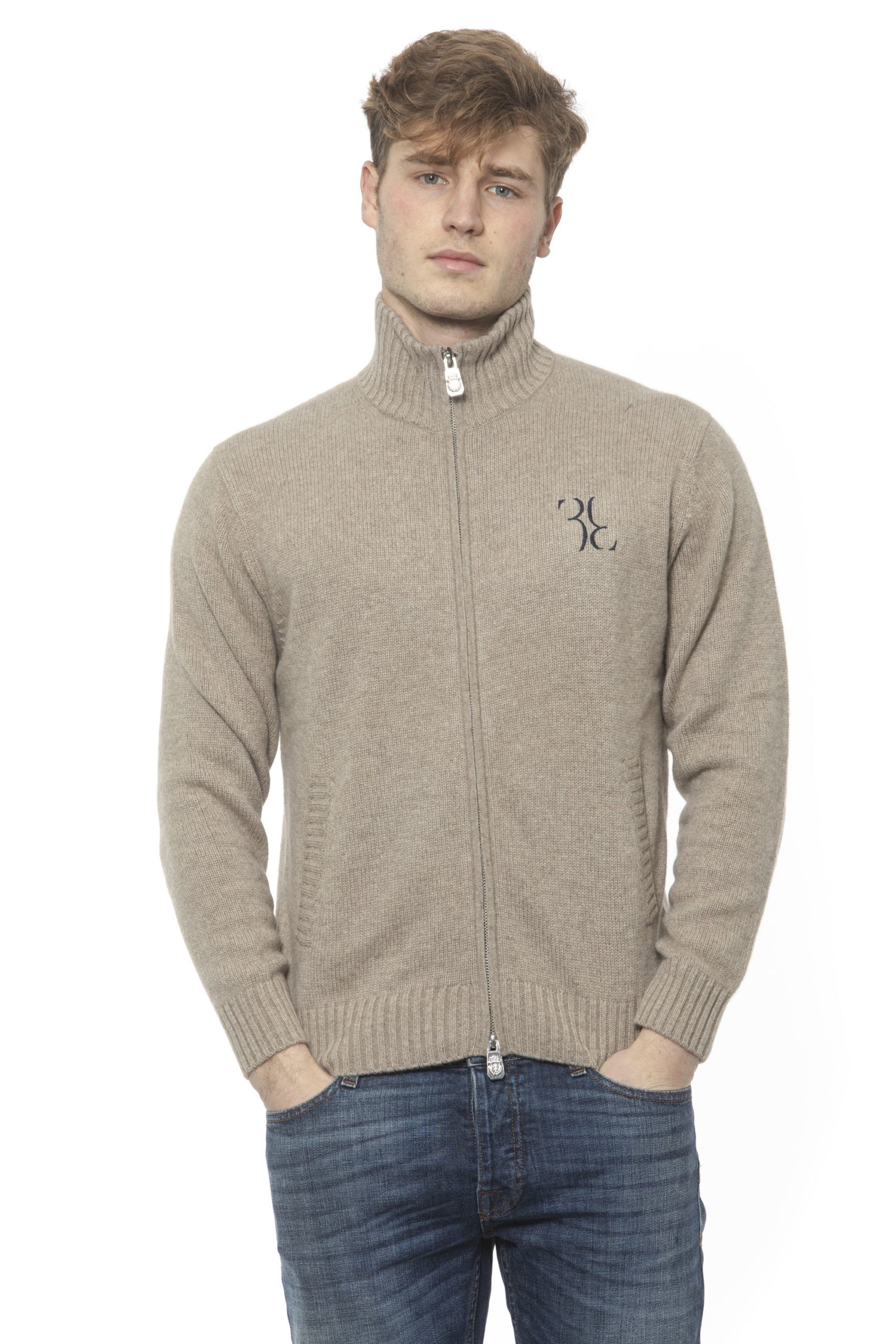 Billionaire Italian Couture Men's Tortora Taupe Sweater Beige BI1313364 - M
