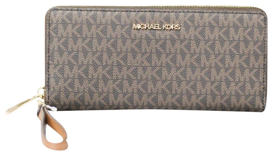 Michael Kors Women's Jet Set Clutch Bag Brown 38613
