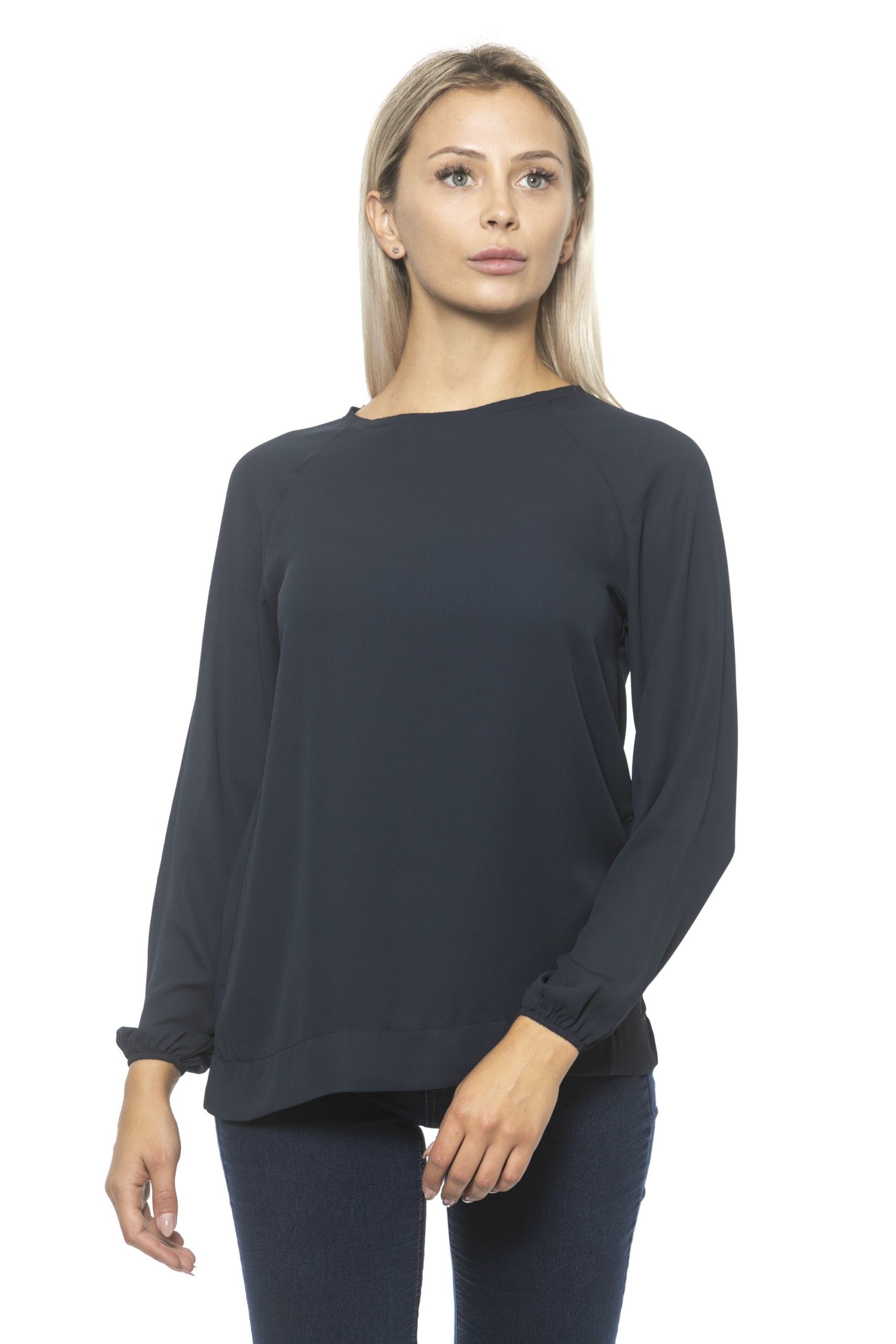 Alpha Studio Women's Blunotte Sweater Blue AL1314782 - IT40 | XS