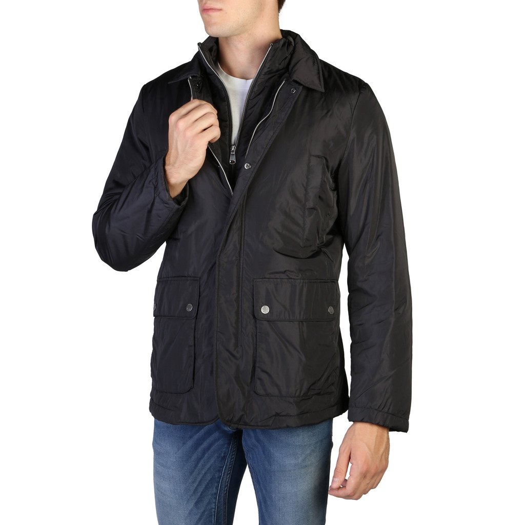 Geox Men's Jacket Black M8420AT2422 - black 52