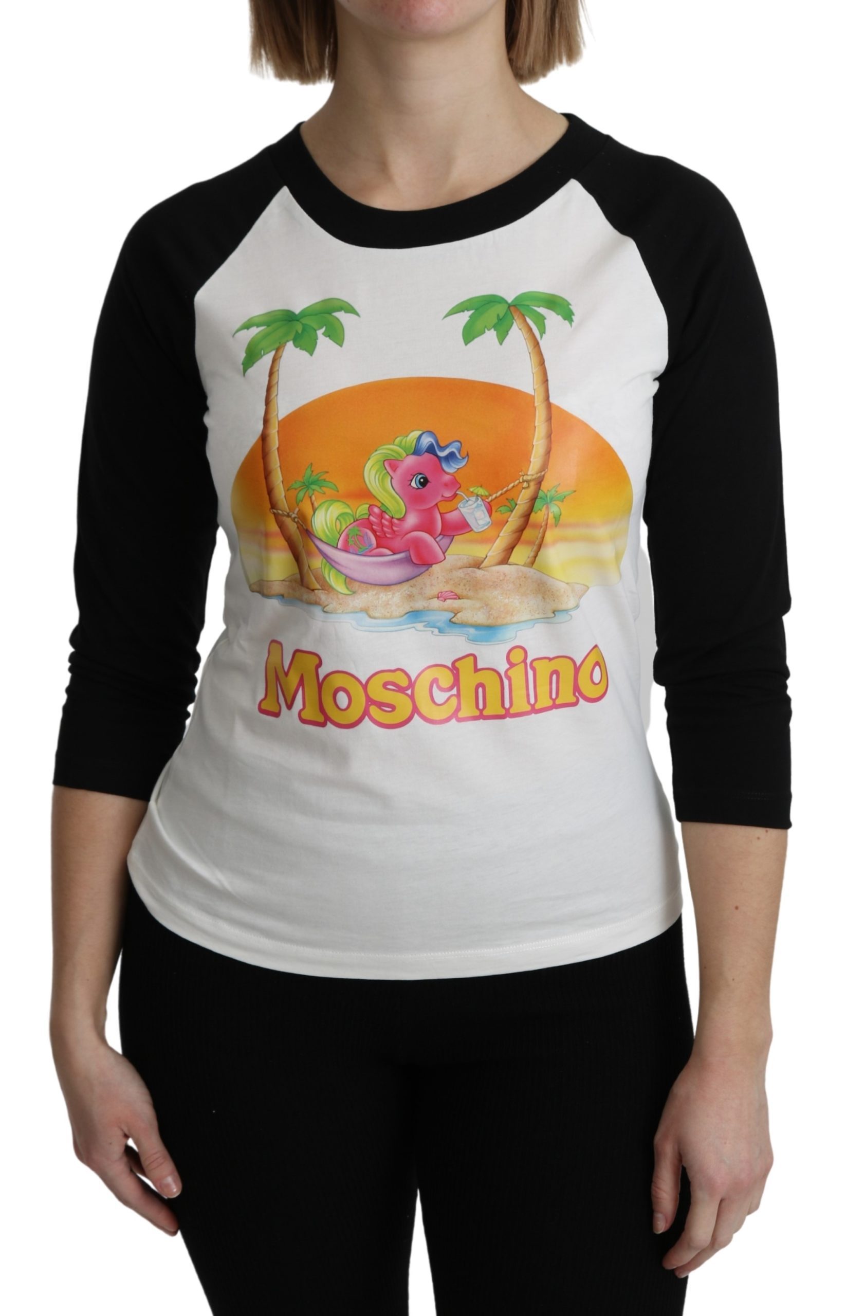 Moschino Women's Cotton My Little Pony Top White TSH5086 - IT36 | XS