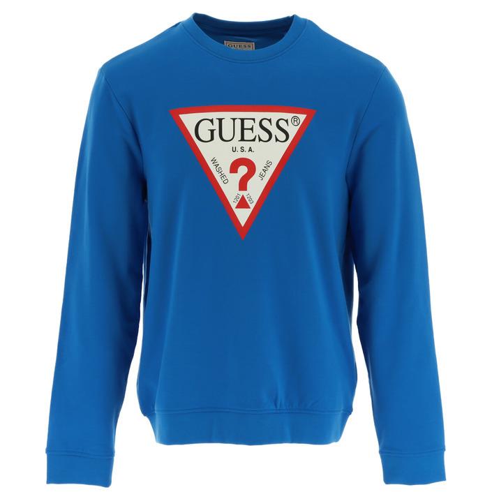 Guess Men's Sweatshirt Blue 306510 - blue L