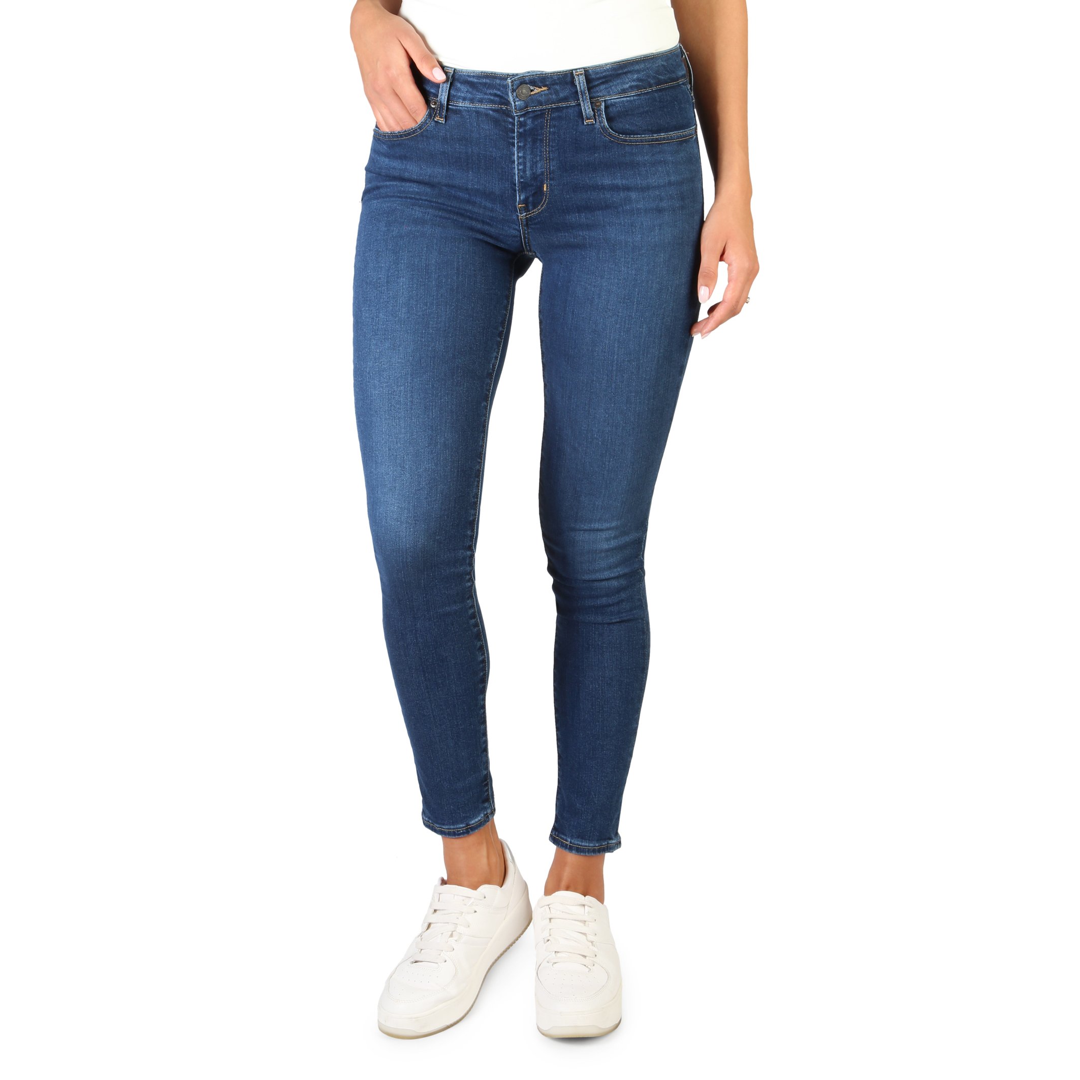 Levis Women's Jeans Blue 711-SKINNY - blue-2 26