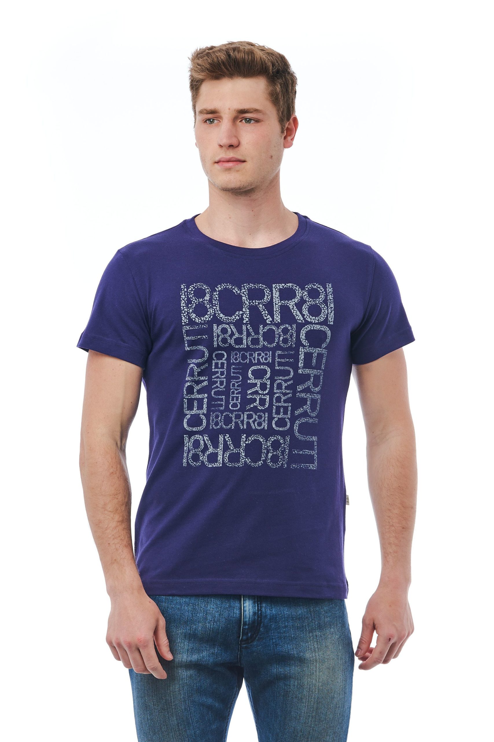 Cerruti 1881 Men's Blu Navy T-Shirt Blue CE1409930 - M