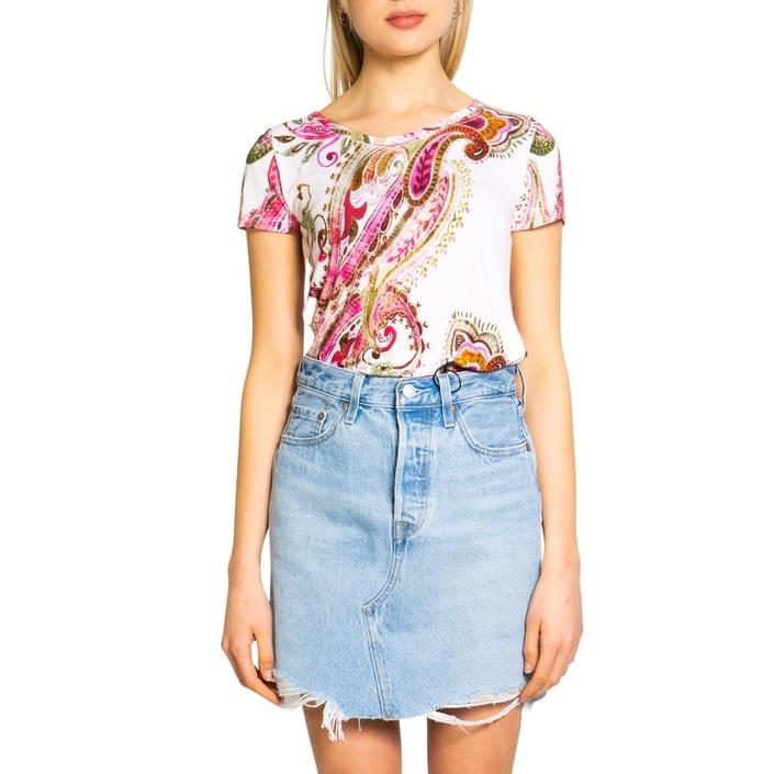 Desigual Women's T-Shirt Light Blue 234896 - light blue XS