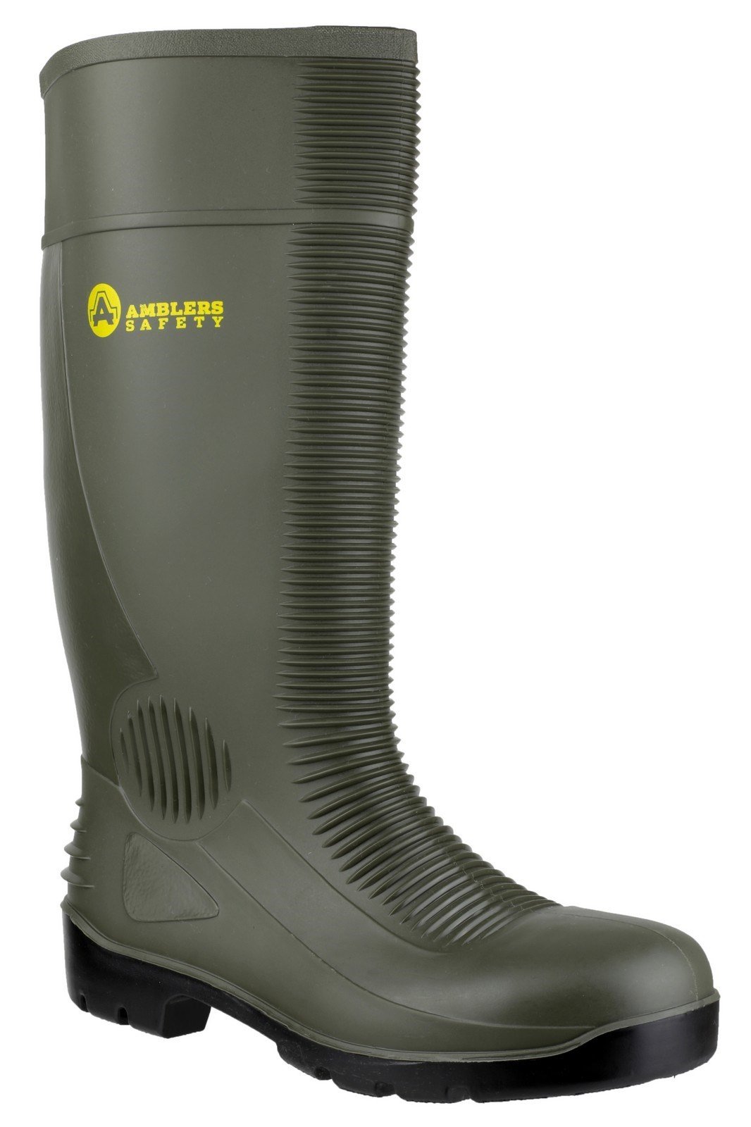 Amblers Unisex Safety Wellington Boot Green 21234 - Green 4