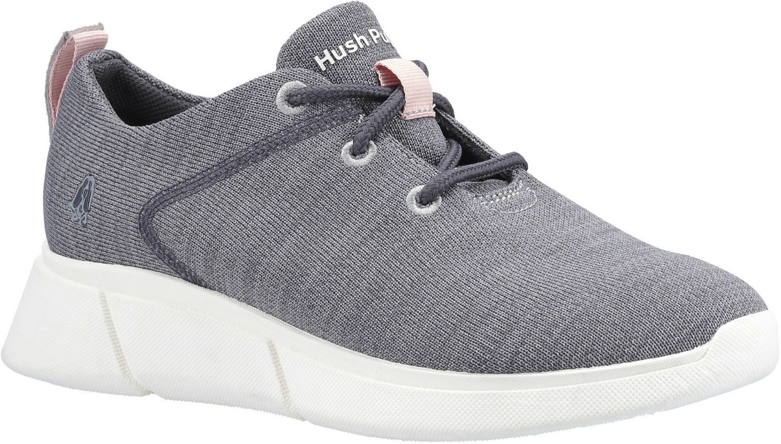 Hush Puppies Women's Makenna Lace Up Shoe Various Colours 30234 - Grey 3