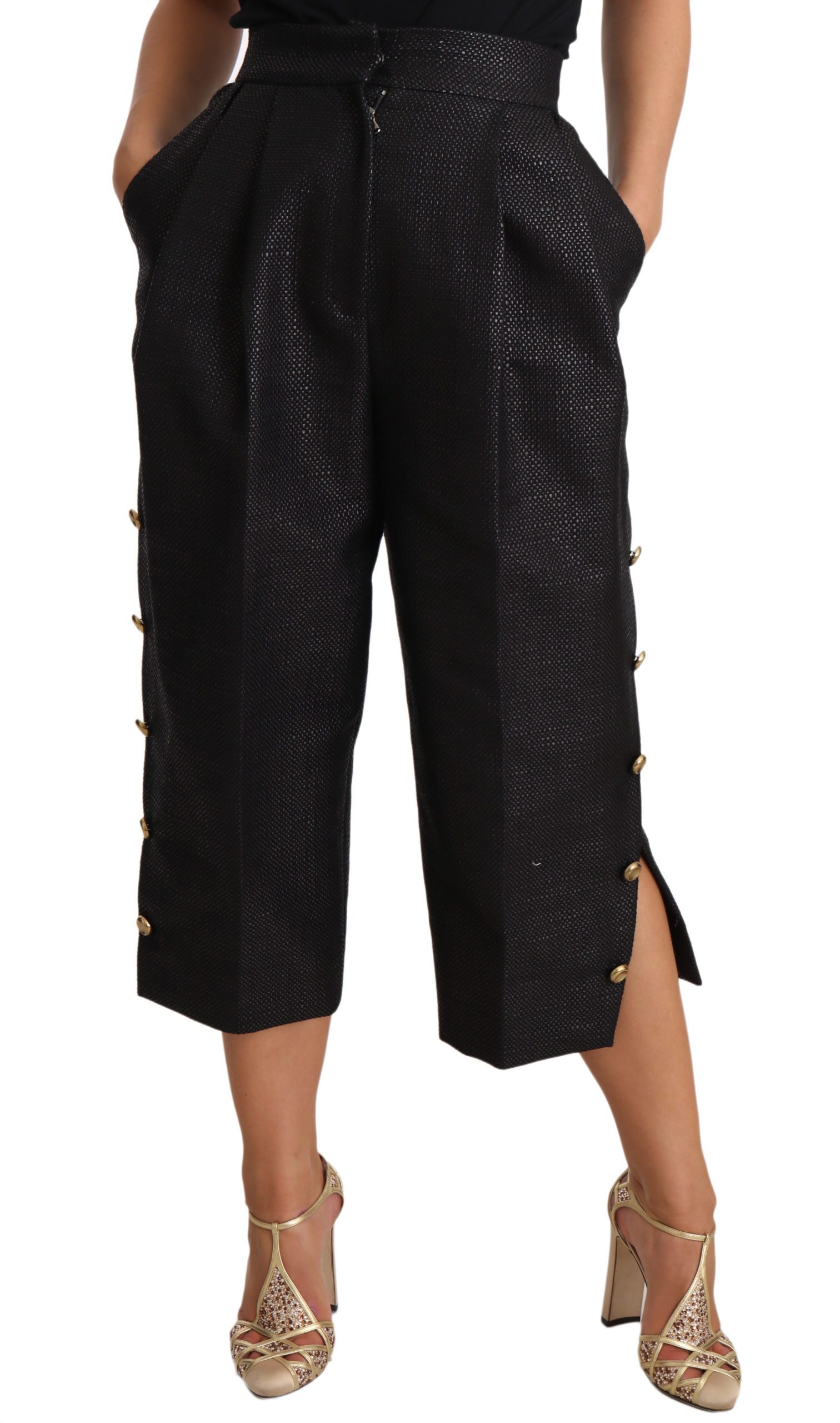 Dolce & Gabbana Women's Trouser Black PAN70074 - IT38|XS