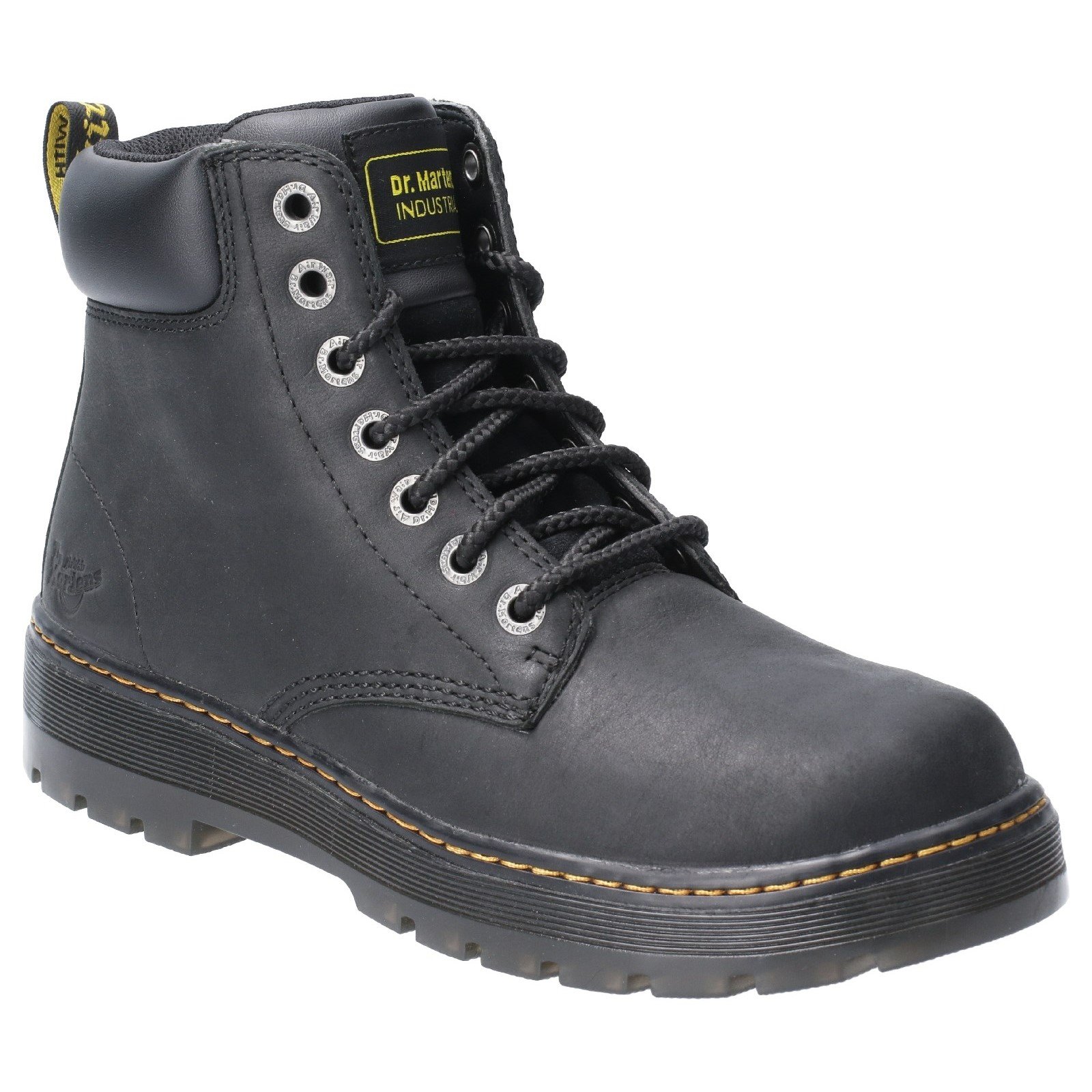 Dr Martens Men's Winch Non-Safety Work Boot Black 29821 - Black 8
