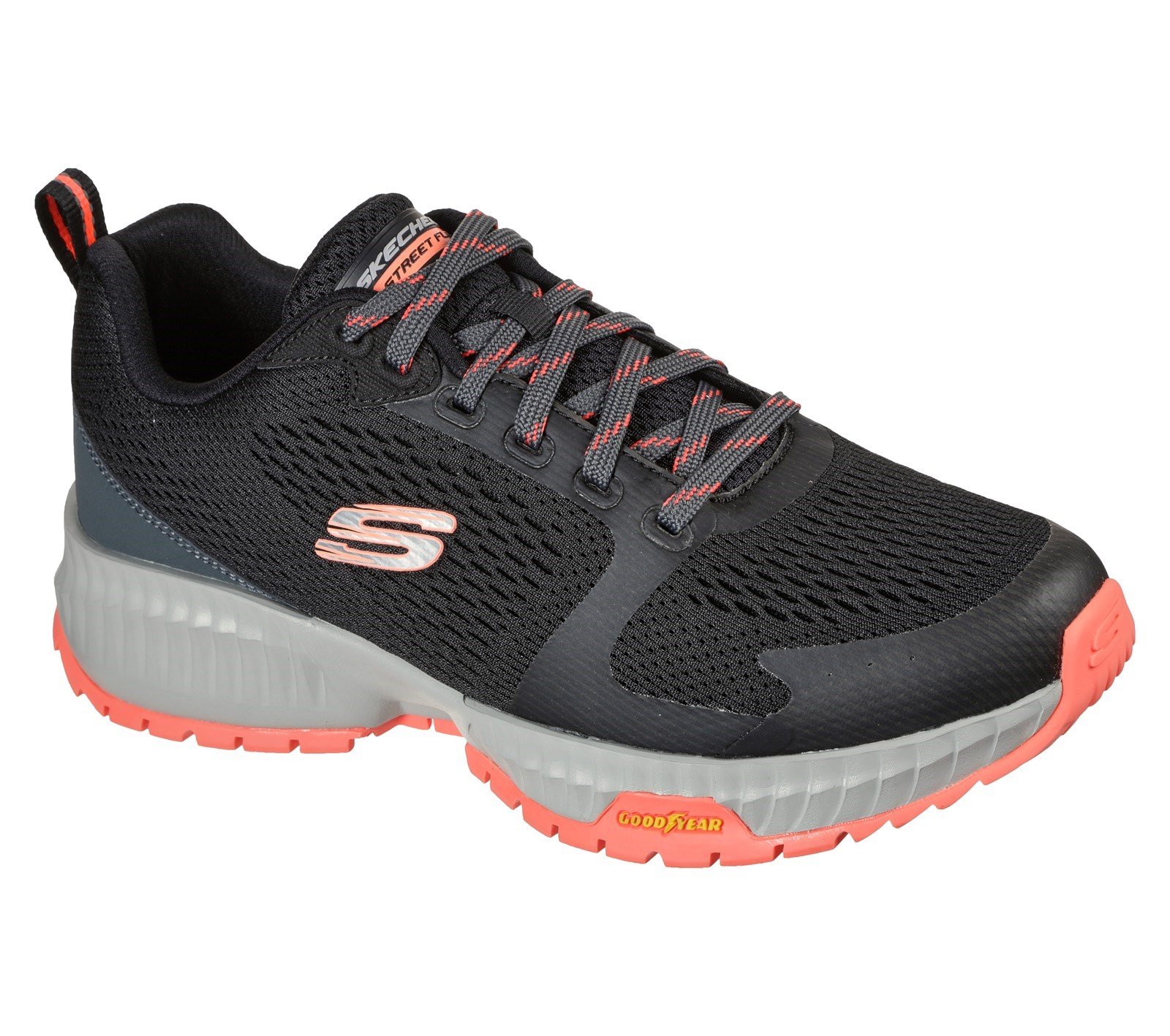 Skechers Men's Skechers Street Flex Eliminator Trainer Various Colours 32179 - Black/Red 6