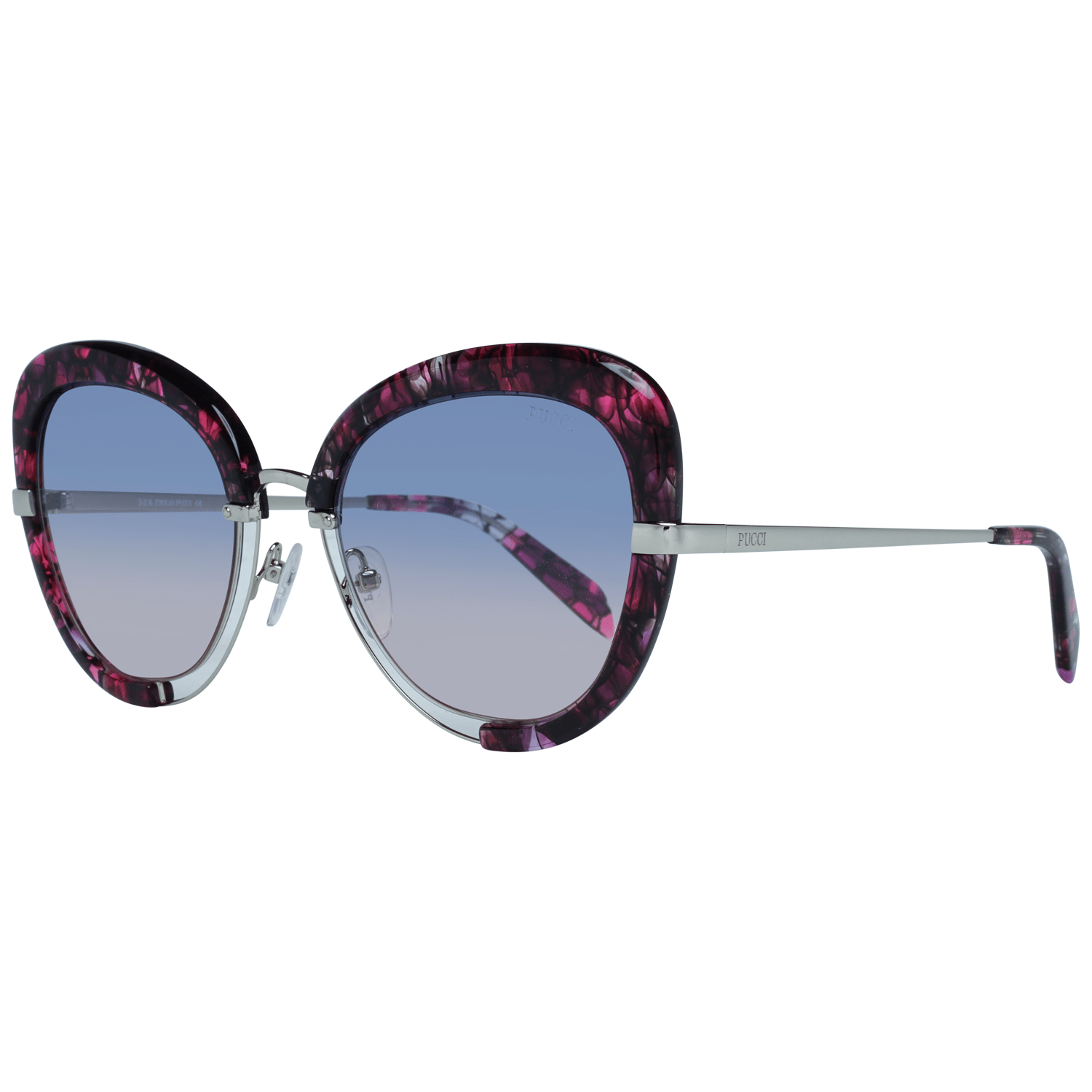 Emilio Pucci Women's Sunglasses Burgundy EP0115 5554W
