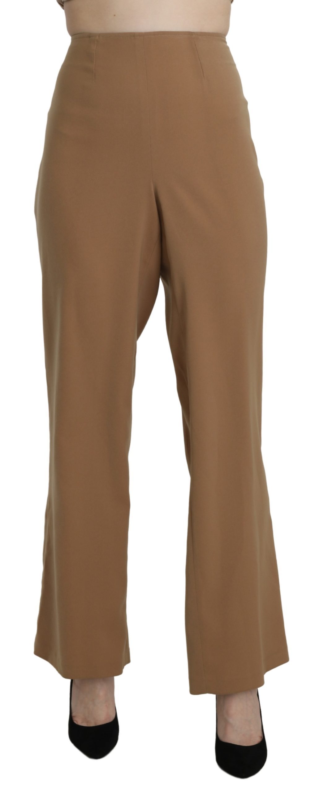 Bencivenga Women's High Waist Trouser Beige PAN71361-48 - IT48|XXL