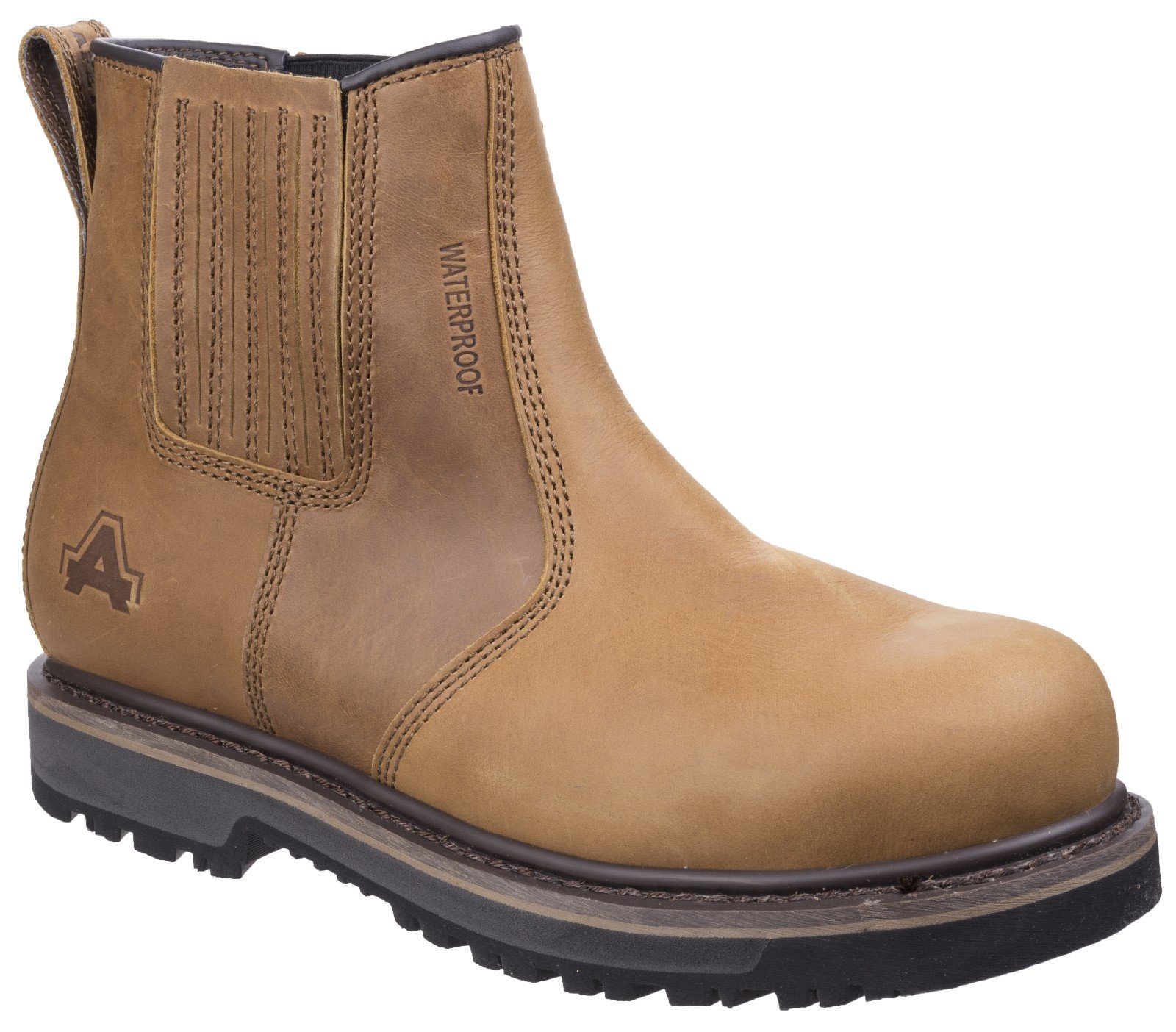 Amblers Unisex Safety Boot Tan 27095 - Tan 6