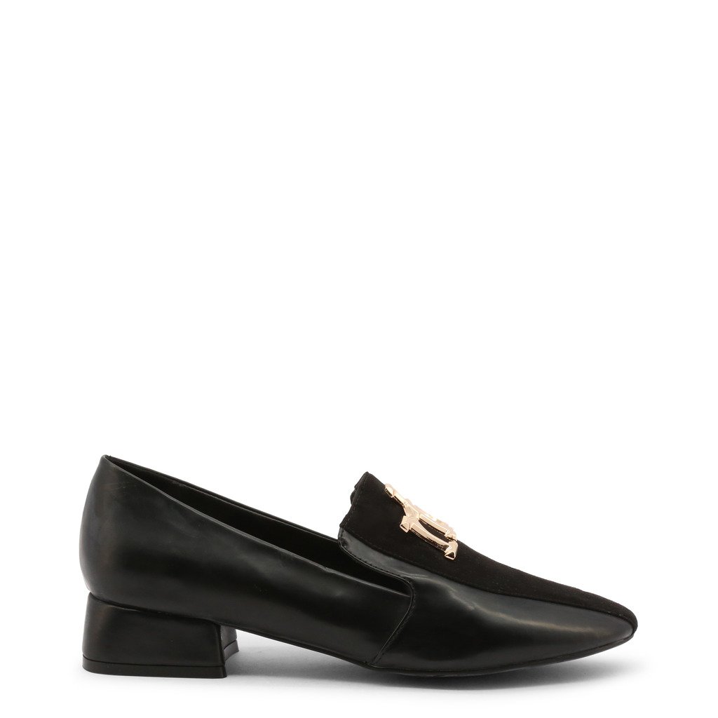 Roccobarocco Women's Moccains Shoes Black 342903 - black EU 37