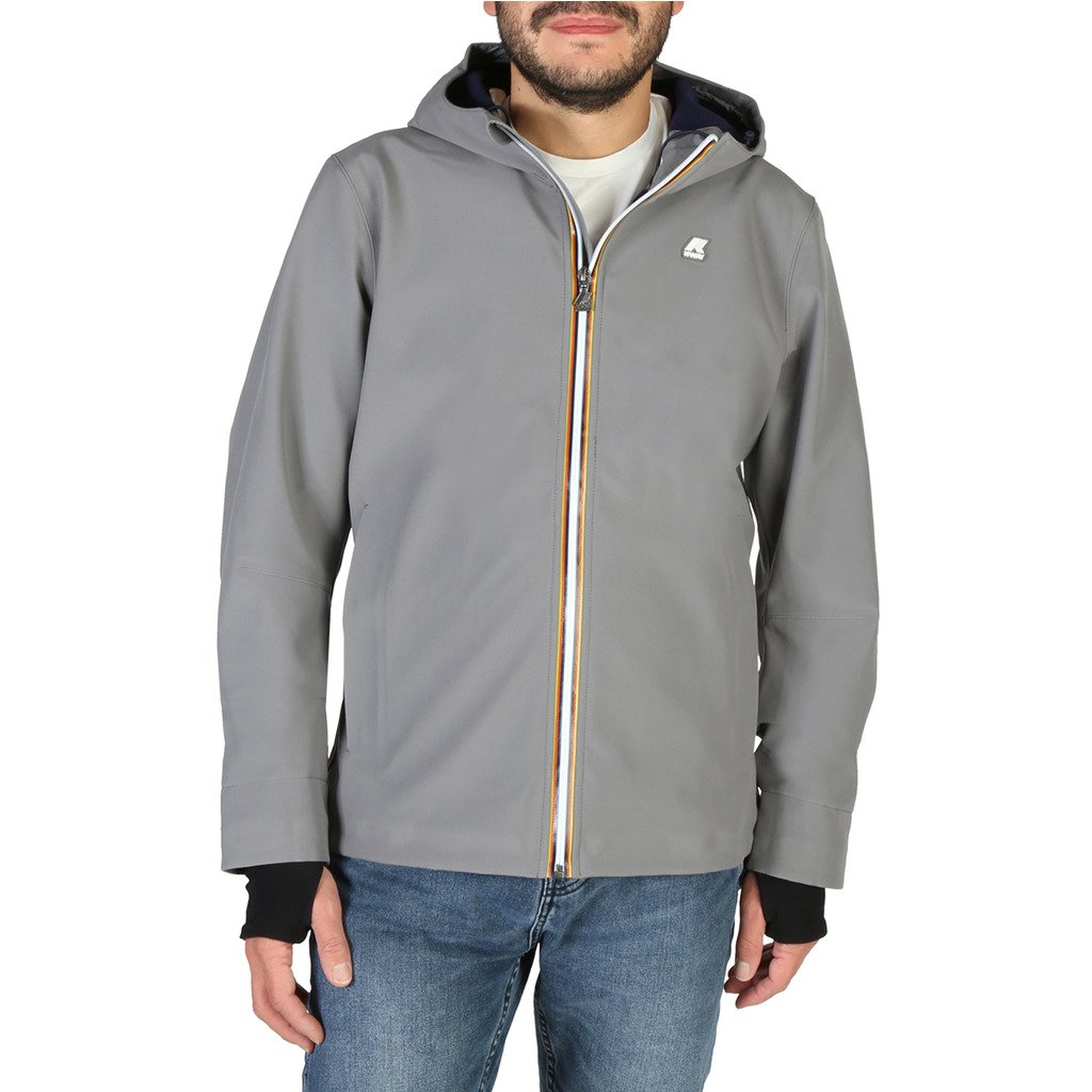K-Way Men's Jacket Various Colours JACK-BONDED-K008J00 - grey S