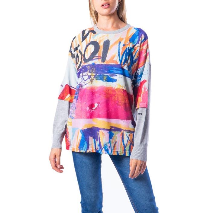 Desigual Women's Sweatshirt Grey 191419 - grey M