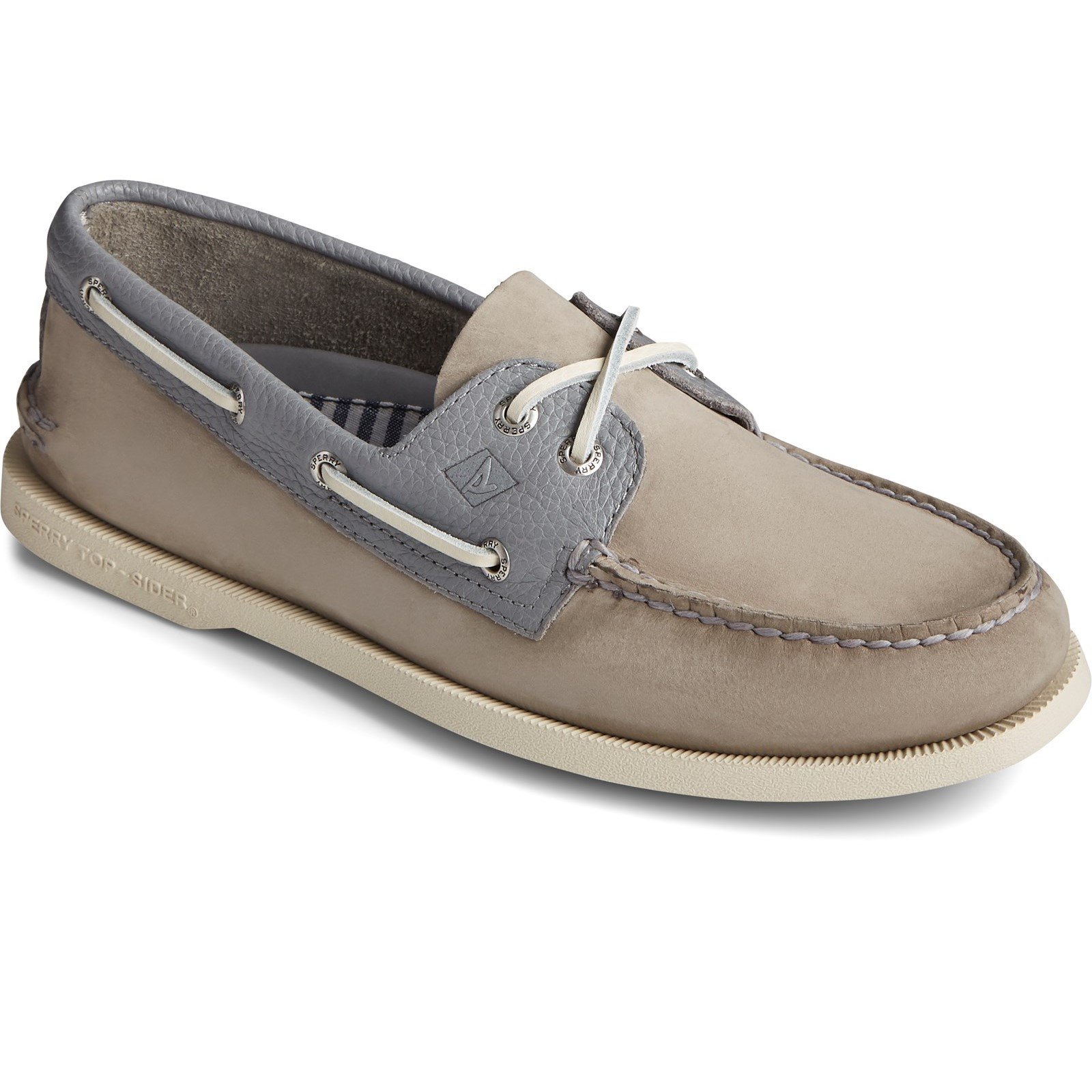 Sperry Men's A/O 2-Eye Nubuck Boat Shoe Various Colours 32920 - Grey 10