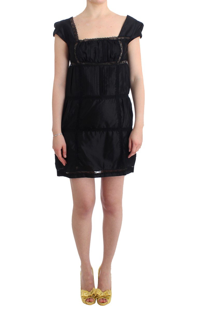 Ermanno Scervino Women's Shift Sheath Dress Black SIG11514 - IT42|M