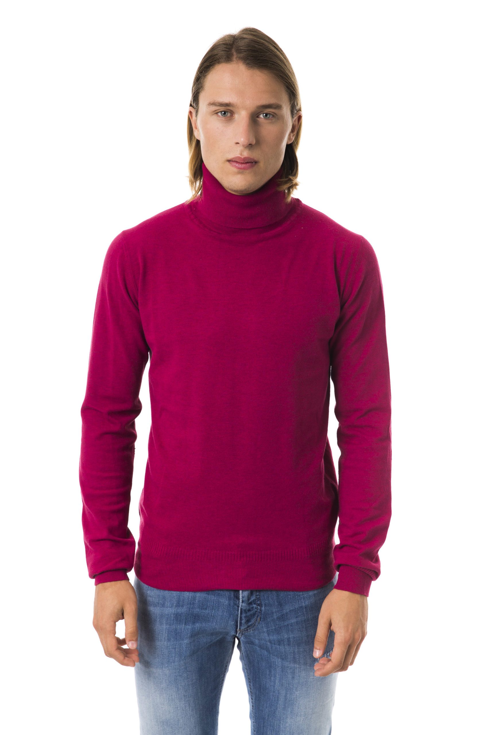BYBLOS Men's Violaantico Sweater Fuchsia BY815835 - XL