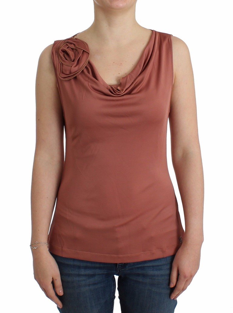 John Galliano Women's Sleeveless Top Pink SIG11886 - XXS