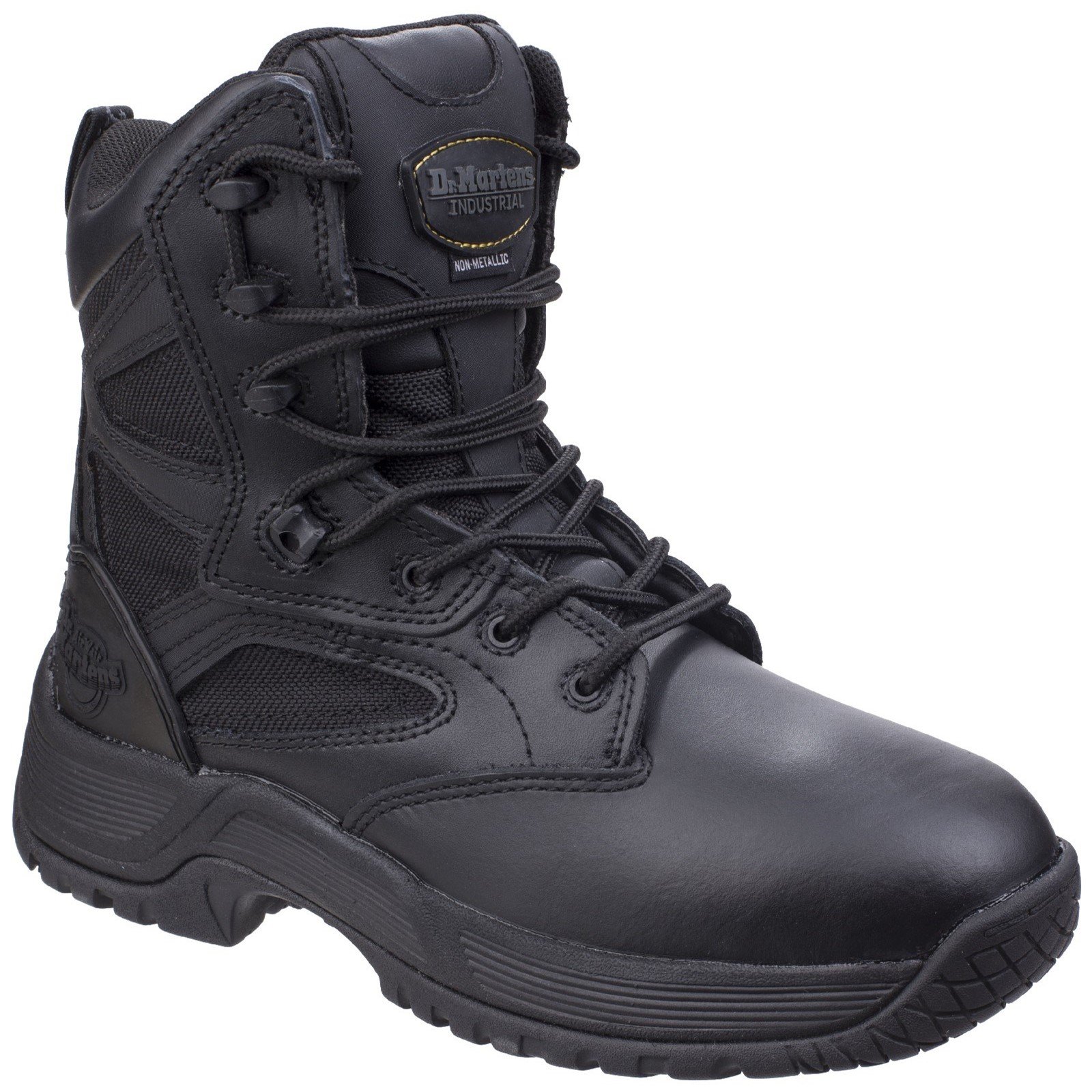 Dr Martens Unisex Skelton Service Boot Black 26028 - Black 11