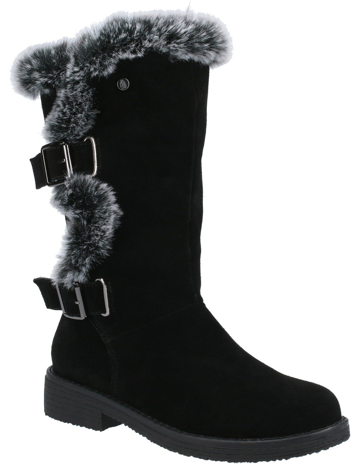 Hush Puppies Women's Megan Mid Boots Various Colours 31217 - Black 3