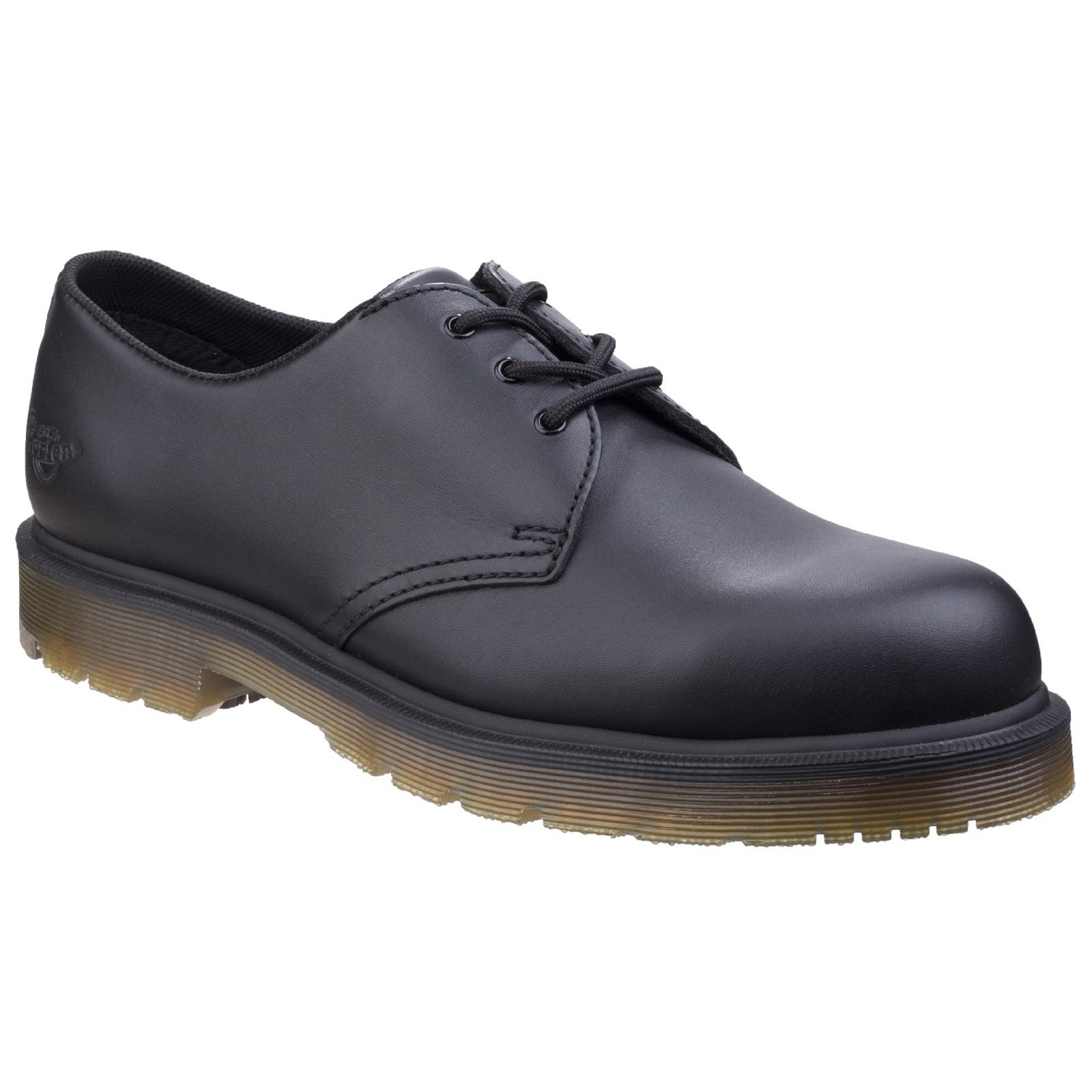 Dr Martens Men's Arlington NS Derby Shoe Black 26781 - Black Industrial Full Grain 6