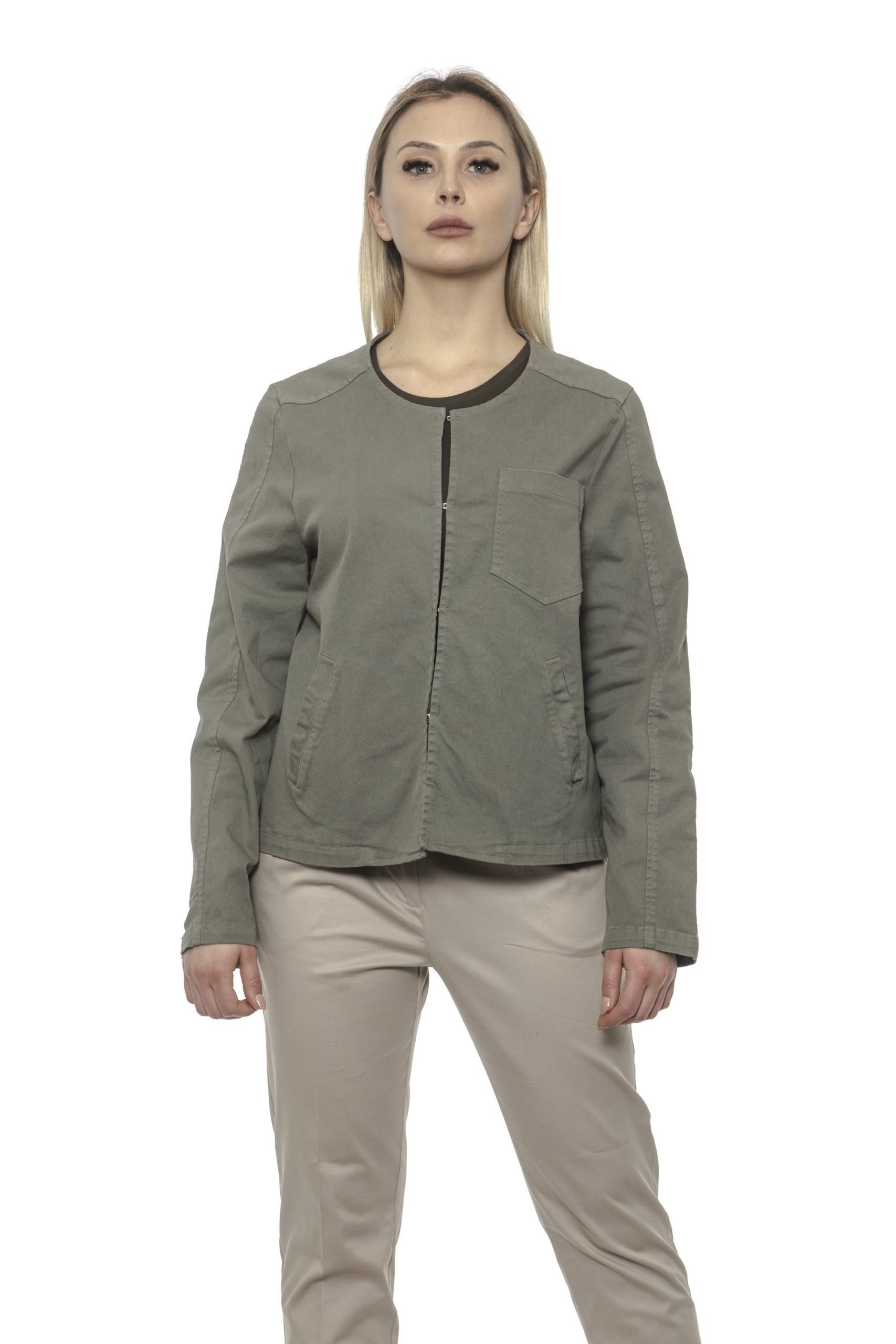 Alpha Studio Women's Oliva Blazer Green AL1374823 - IT40 | XS