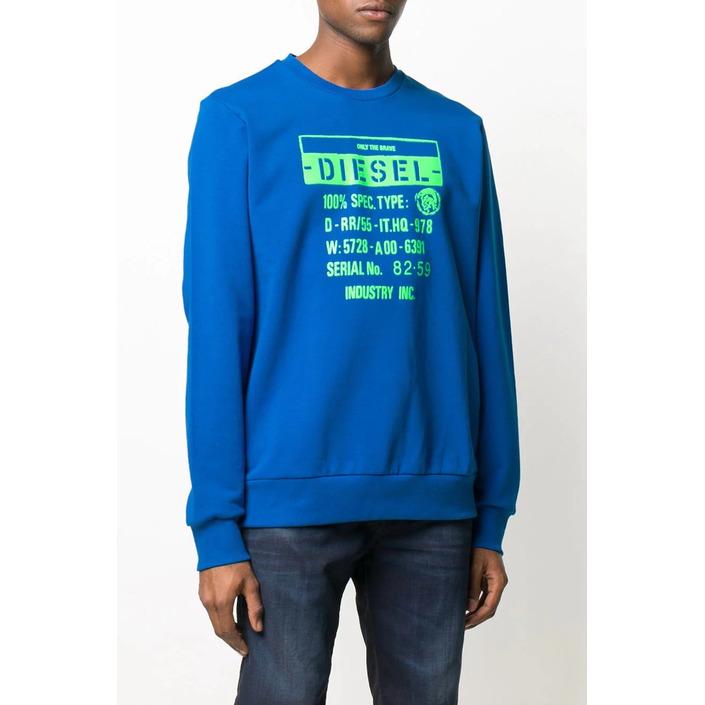 Diesel Men's Sweatshirt Blue 293906 - blue S