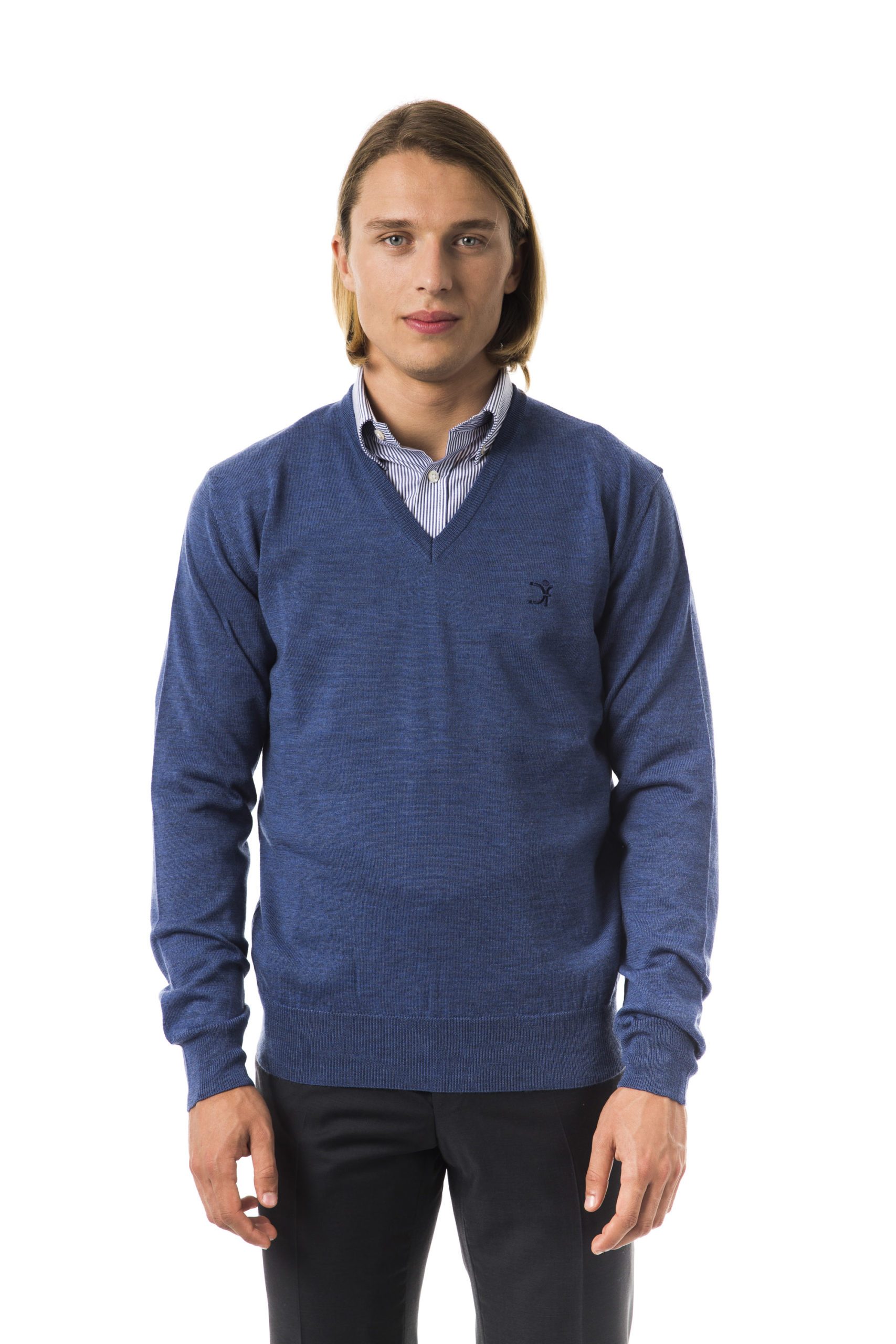 Uominitaliani Men's Avio Sweater Blue UO816595 - L