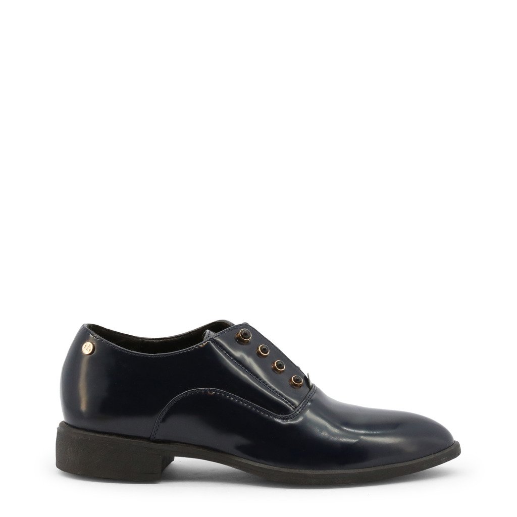 Roccobarocco Women's Flat Shoe Blue RBSC1JC02STD - blue EU 37