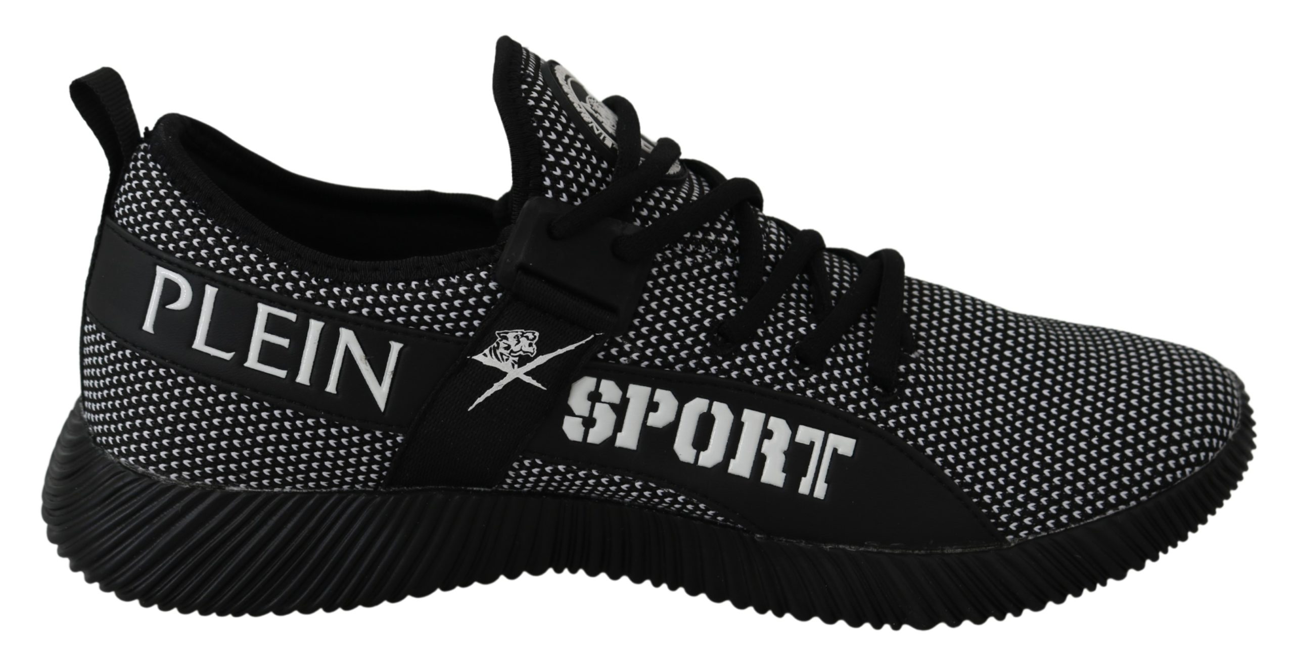 Black Polyester Runner Mason Sneakers Shoes - EU42/US9