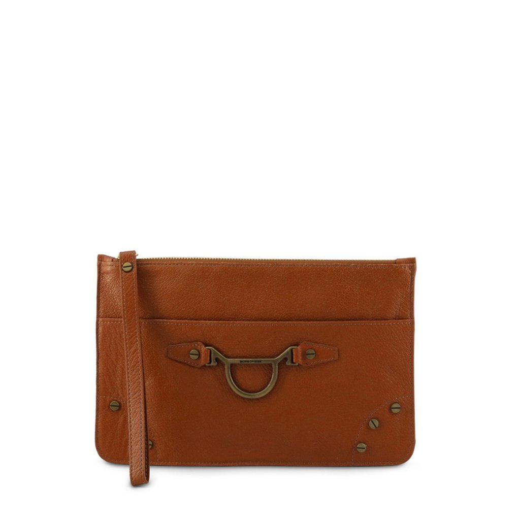 Borbonese Women's Clutch Bag Various Colours 962001-526 - brown-1 NOSIZE