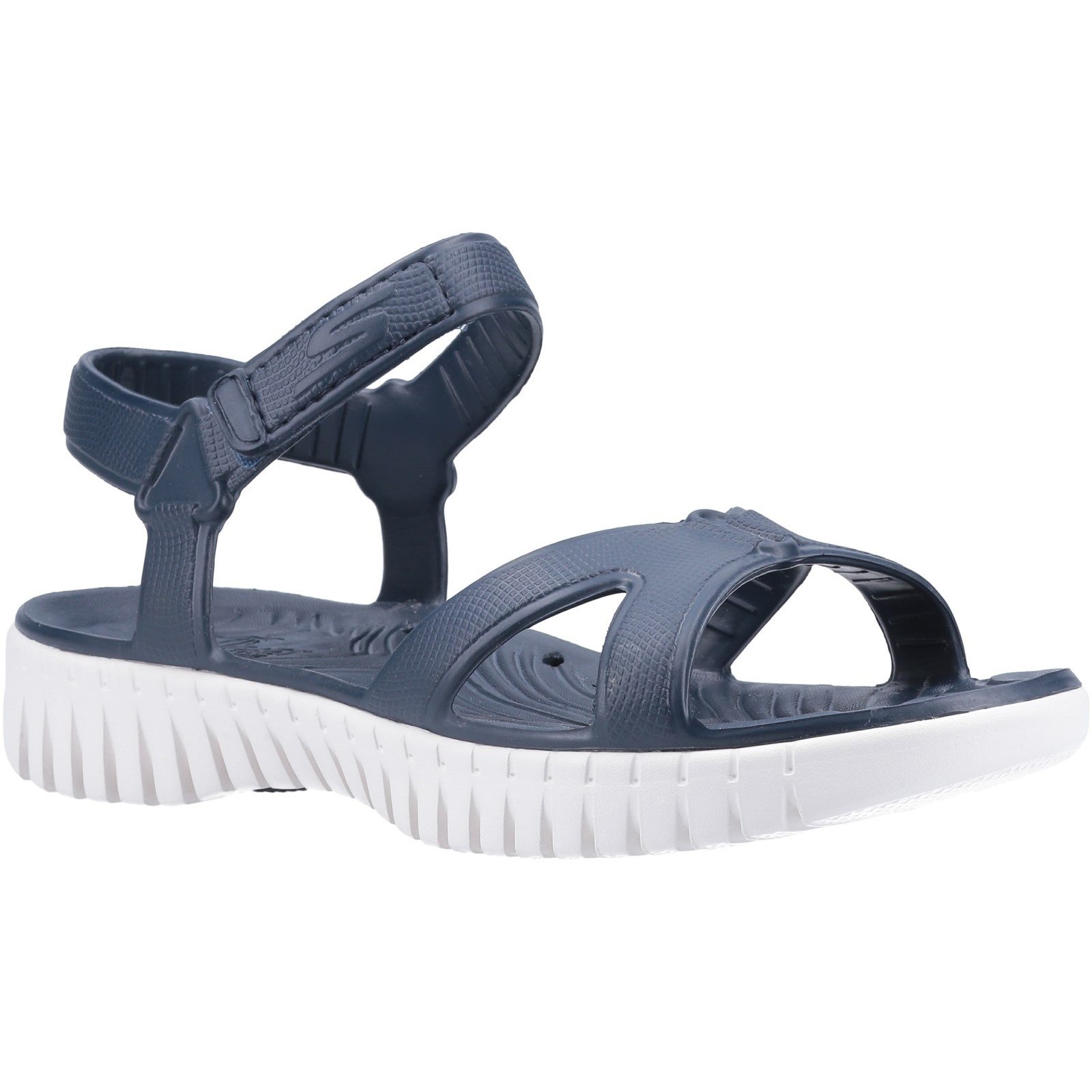Skechers Women's GOwalk Smart Aloha Sandal Navy 32372 - Navy 7