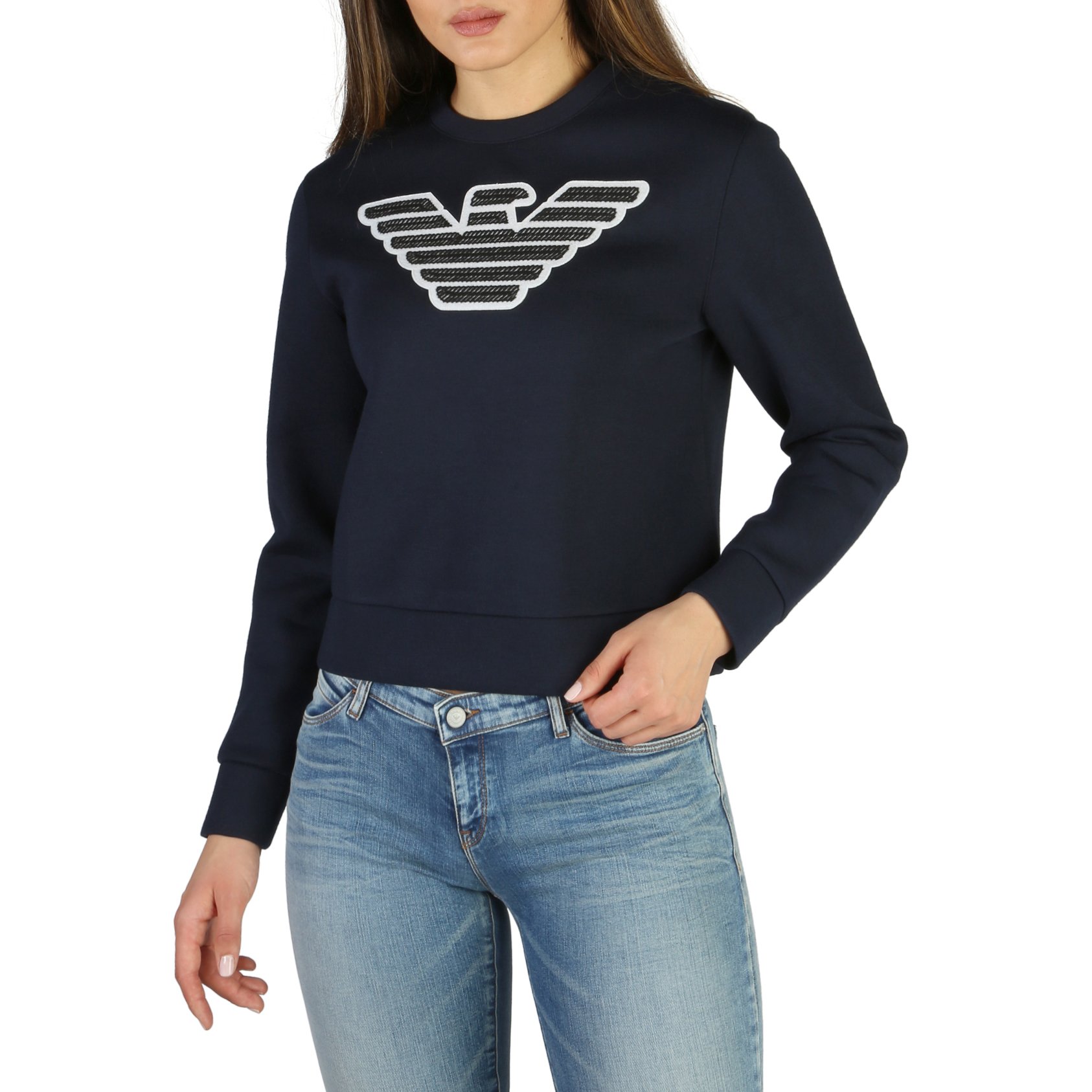 Emporio Armani Women's Sweatshirt Various Colours 3Z2M752JPUZ0 - blue 44