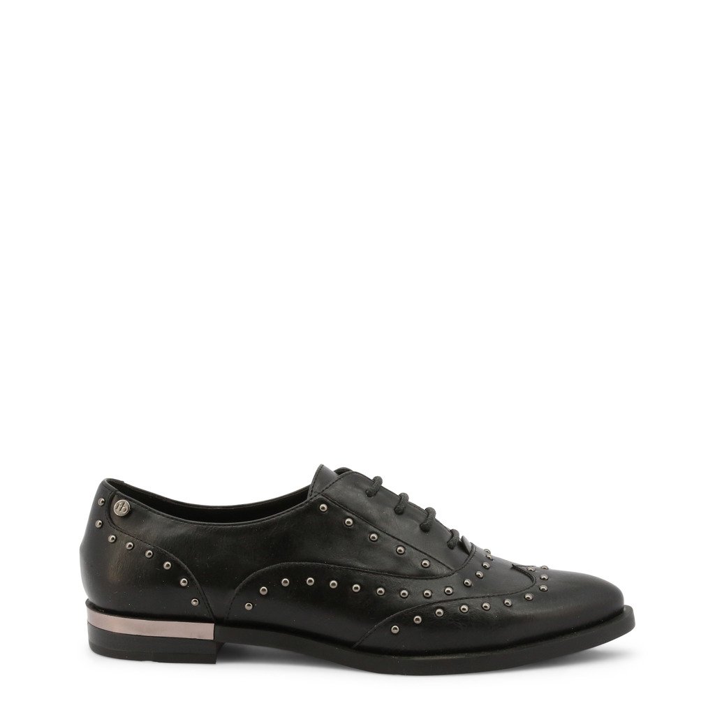 Roccobarocco Women's Lace up Shoe Black RBSC0U101STD - black EU 37