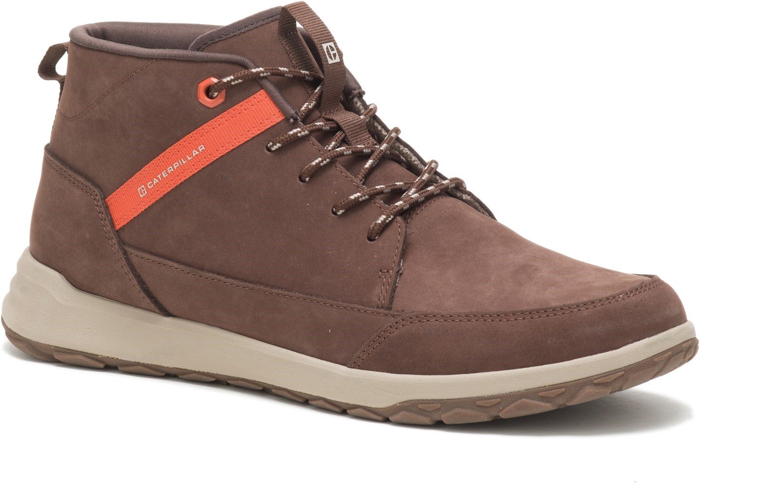 CAT Lifestyle Men's Quest Mid Hi-Top Boot Black 31488 - Chocolate 7