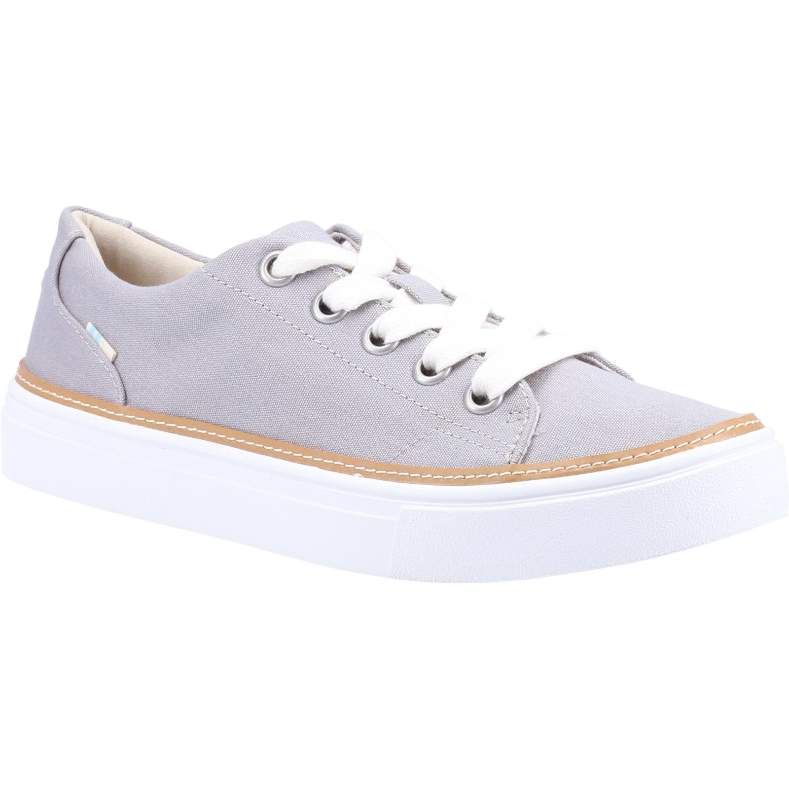 TOMS Women's Alex Canvas Trainer Various Colours 32544 - Drizzle Grey 4